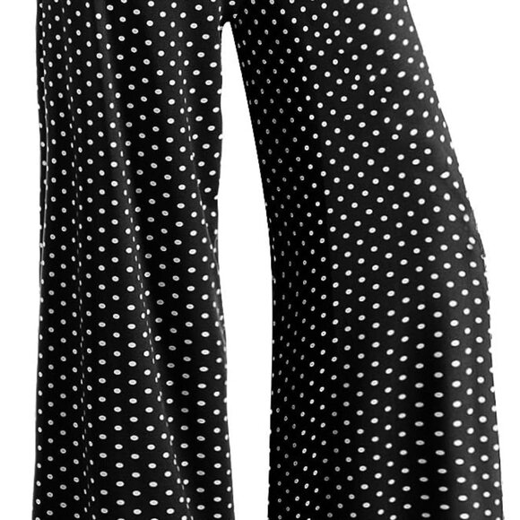 Women's Stretchy Wide Leg Palazzo Lounge Pants Casual Comfy High Waist Palazzo P - Picture 1 of 6